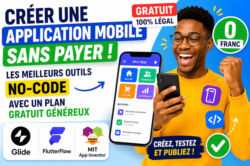 Créer une application mobile sans payer